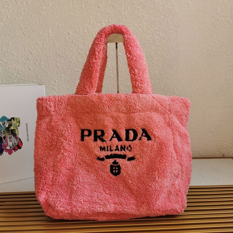 21AW [Prada] Fake Terry Tote Bag Tax and shipping included puu07080