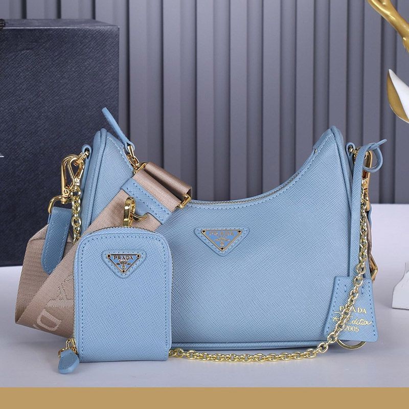 21-22AW Free Shipping [Prada] Popular Nylon Bag Re-Edition pus05630