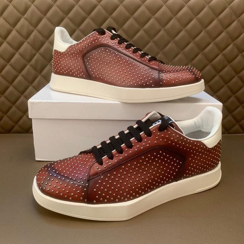 Classic new Berluti Playtime Scritto leather sneakers replica bex57466