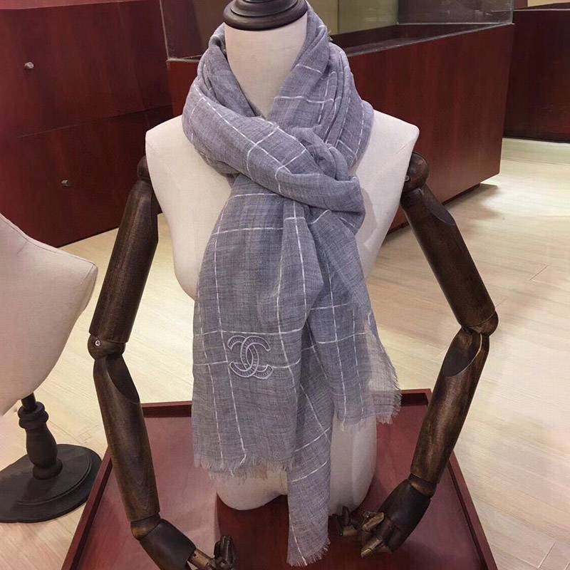 ★Popular in Japan! Chanel cashmere scarf/stole, shipping included shw35168