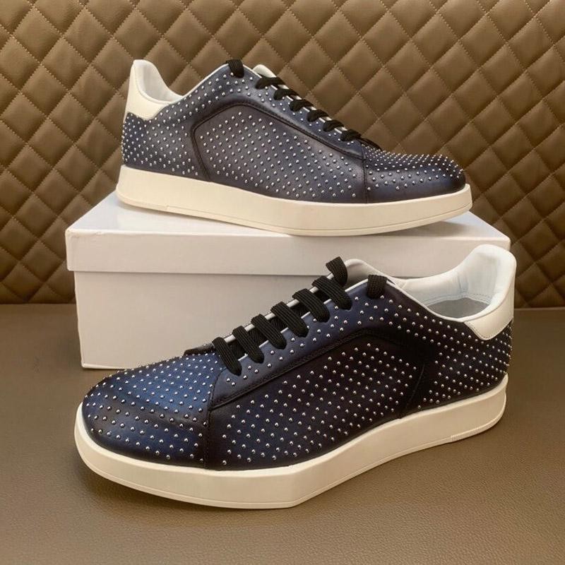Super limited edition Berluti leather sneakers replica Playtime Scritto bel48567