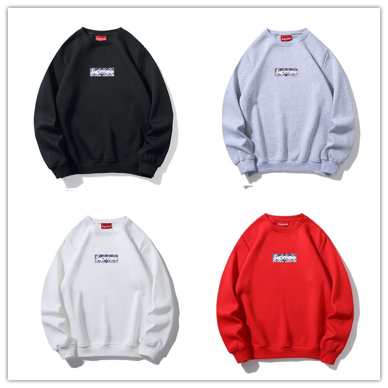 New Spring Collection Supreme Hoodie Copy Long Sleeve Sweatshirt 4 Colors Shu41071