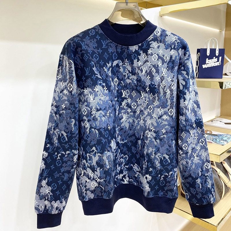 Competition for Louis Vuitton Mix Monogram Sweatshirt Trainer Fake vuz11842