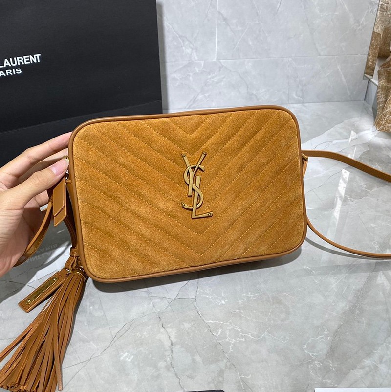 Extremely rare! Very popular! Saint Laurent shoulder bag replica ☆ Lou quilted leather camera bag Sad58440