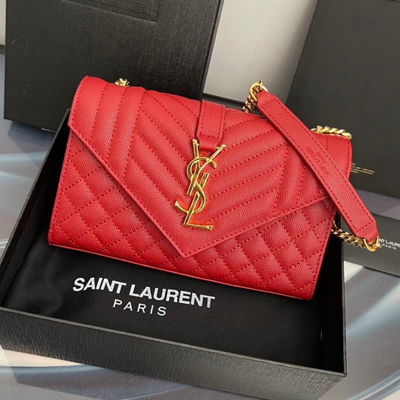 Not available in Japan Saint Laurent Envelope replica small bag Matelasse shoulder bag 600195BO Sas47887