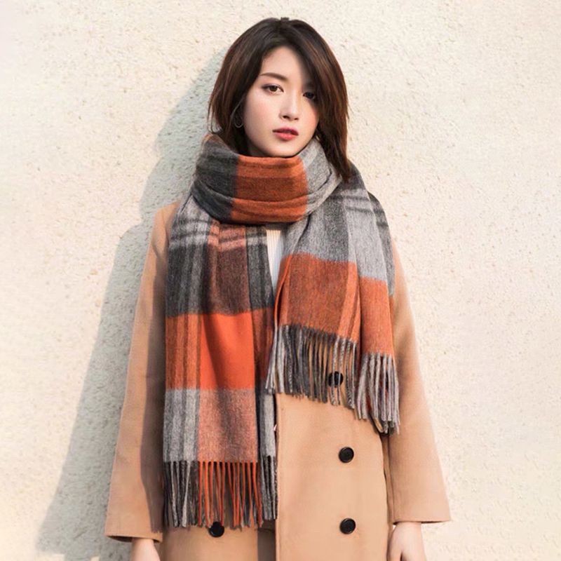 Rare color Burberry replica classic cashmere check scarf Ban98471