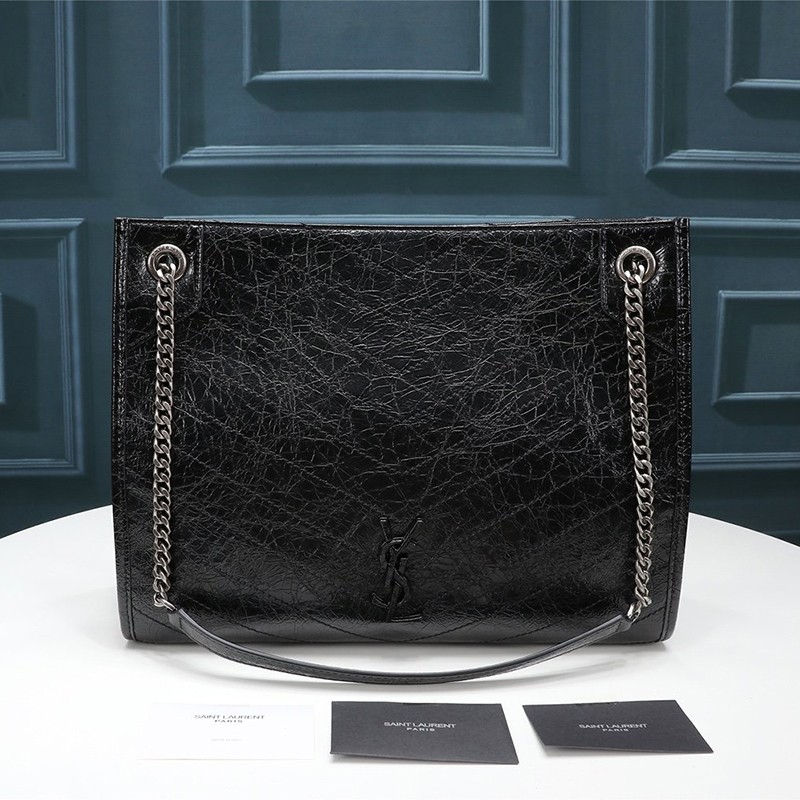 Rare color Saint Laurent tote bag copy Niki crocodile leather shopping bag Sam17950