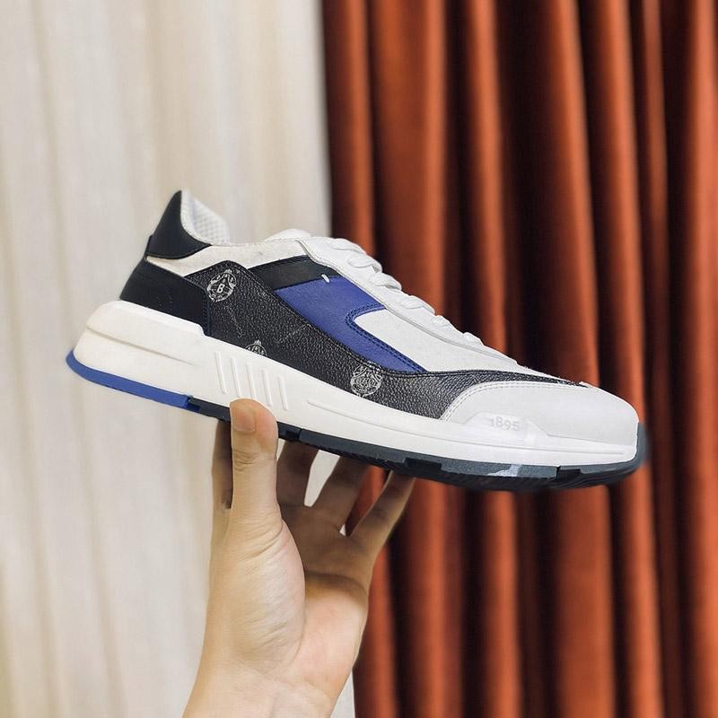 Eye-catching Berluti sneakers replica ◆ High-quality Scritto leather x nylon, beautiful sneakers beh90709