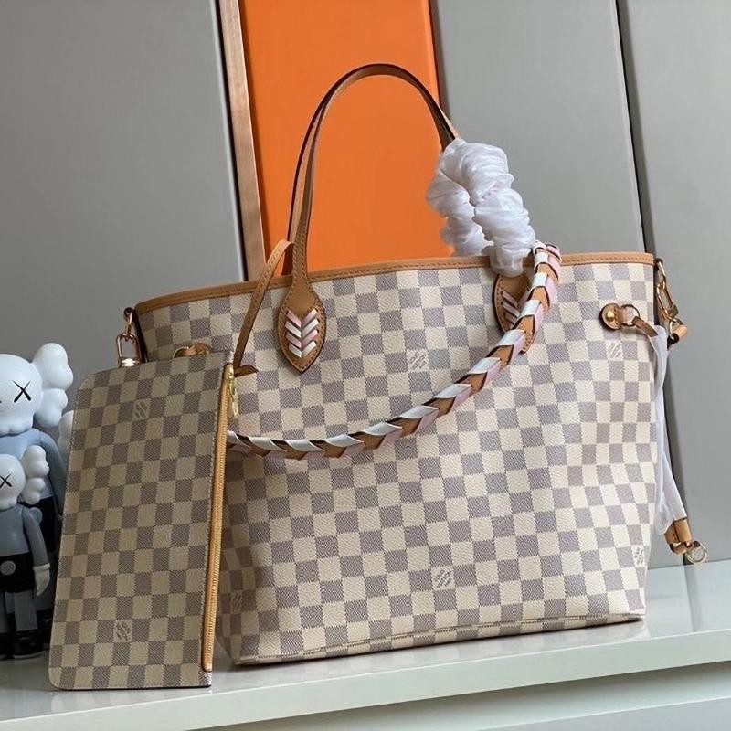 Hard to find Louis Vuitton Neverfull MM replica bag Damier N50047 vuv50889
