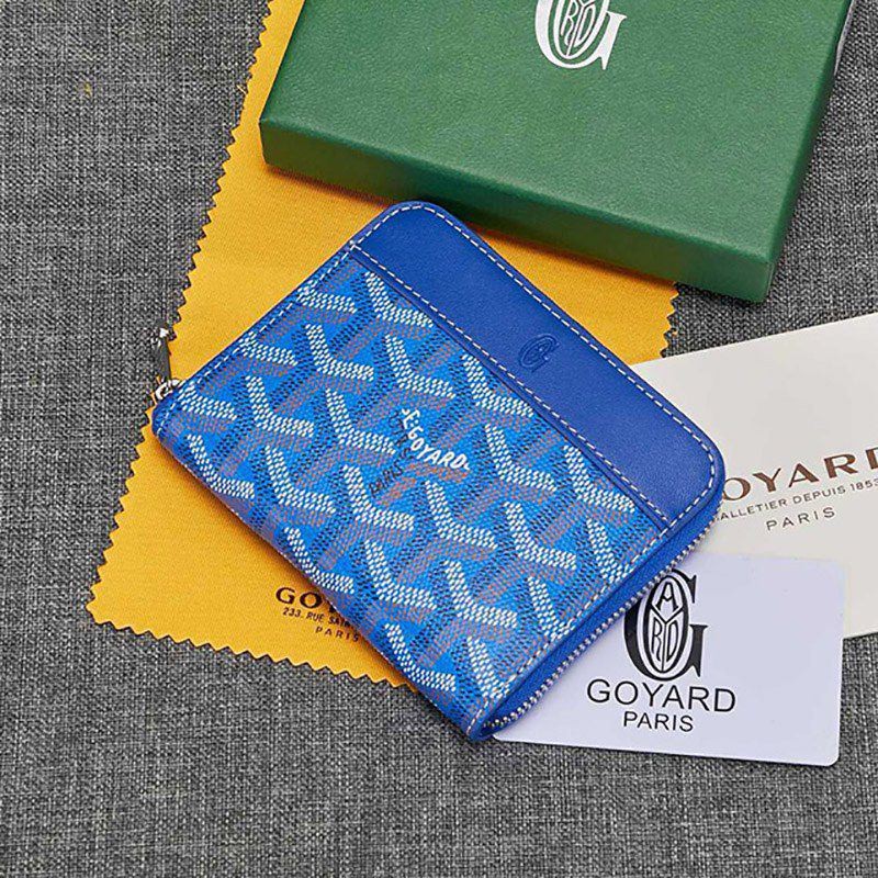 Hard to find Goyard round zip coin case replica MINI wallet Gov64119
