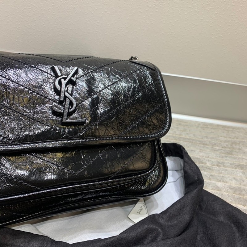 Very popular all over the world? Saint Laurent fake Niki Medium Crinkle Vintage Leather 2 models 6331580EN041000