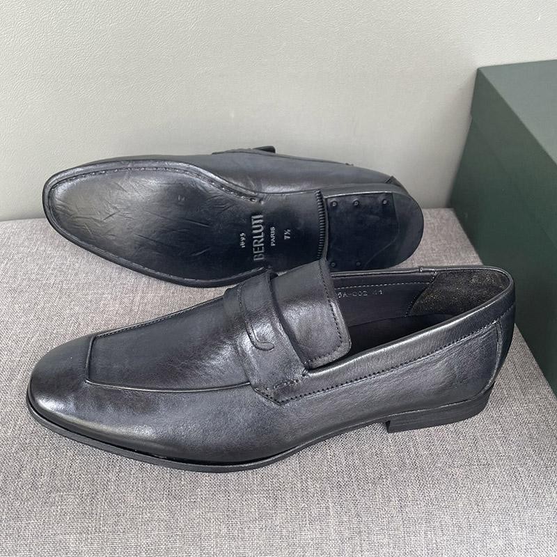Berluti Loafers Replica CLASSIC★ Venezia Leather bed36415