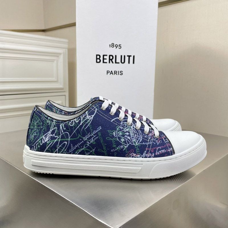 Berluti sneakers 21ss*Scritto canvas low cut bef23030 Berluti sneakers 21ss*Scritto canvas low cut bef23030