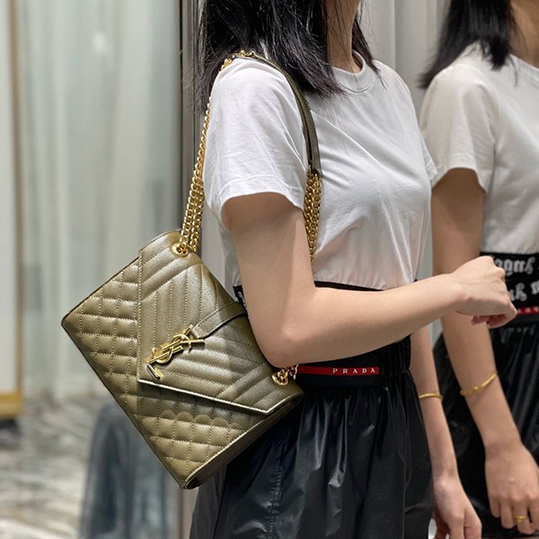 Popular YSL shoulder bag replica ★ YSL envelope chain bag medium 487206BOW911000 Popular YSL shoulder bag replica ★ YSL envelope chain bag medium 487206BOW911000