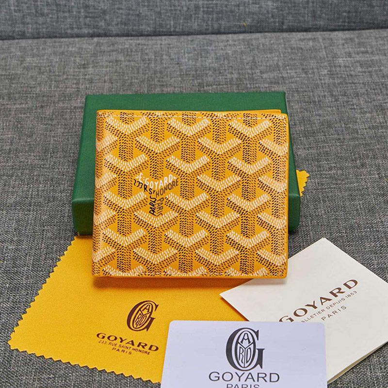 New sale item [Goyard] Herringbone pattern bi-fold wallet coin case Goh85857