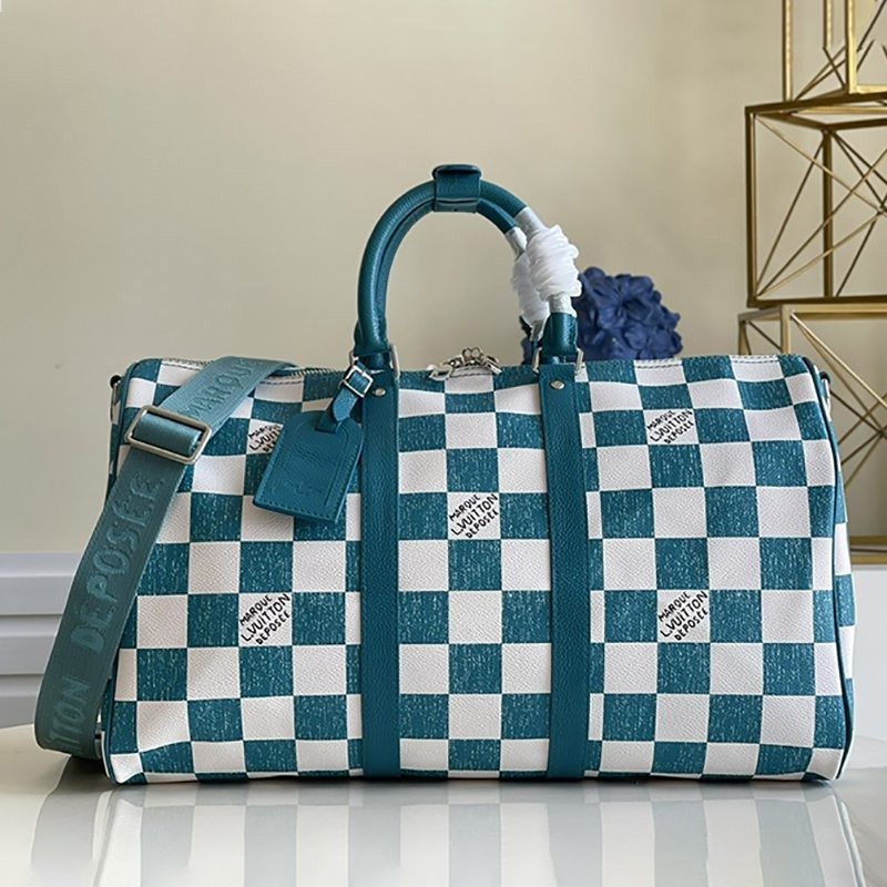 Love at first sight? Damier New Louis Vuitton Keepall Bandouliere 45 Bag Replica N80404