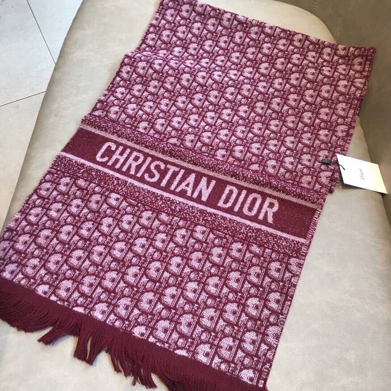 Eye-catching color Dior scarf copy ★Featured in Very★ Virgin wool stole deg69328
