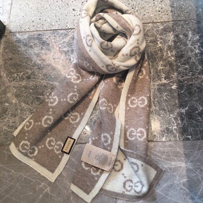 21-22AW Gucci GG Jacquard Wool Scarf guj15245 21-22AW Gucci GG Jacquard Wool Scarf guj15245