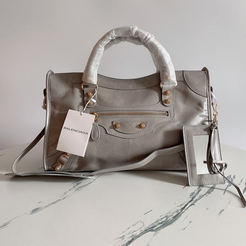 Free shipping Balenciaga Classic City Bag Replica Grey bay48941
