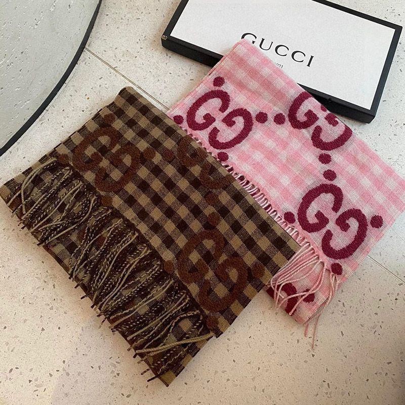 New for Autumn/Winter Gucci Graphic Cashmere Scarf Replica gut68261
