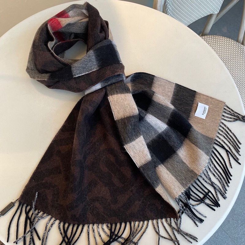 No.1 Popular Burberry Jacquard Replica Classic Cashmere Check Scarf Bae19571