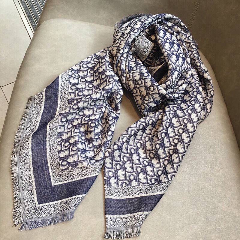 Cute and very popular Dior scarf fake shawl silk/wool deg81938