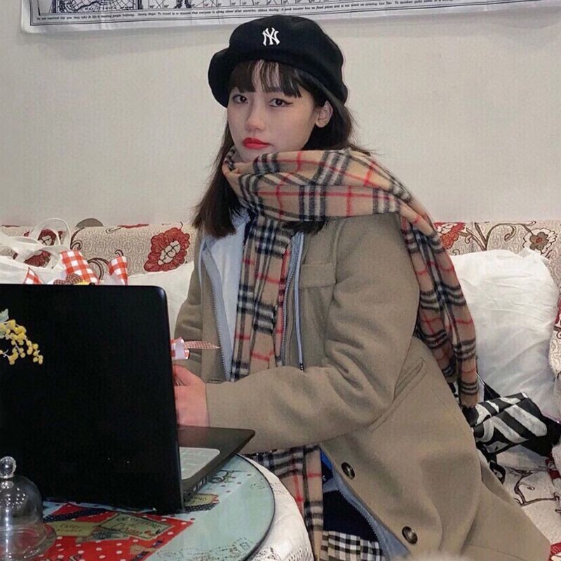 ☆Super popular☆ Burberry replica classic cashmere check scarf Bap27388