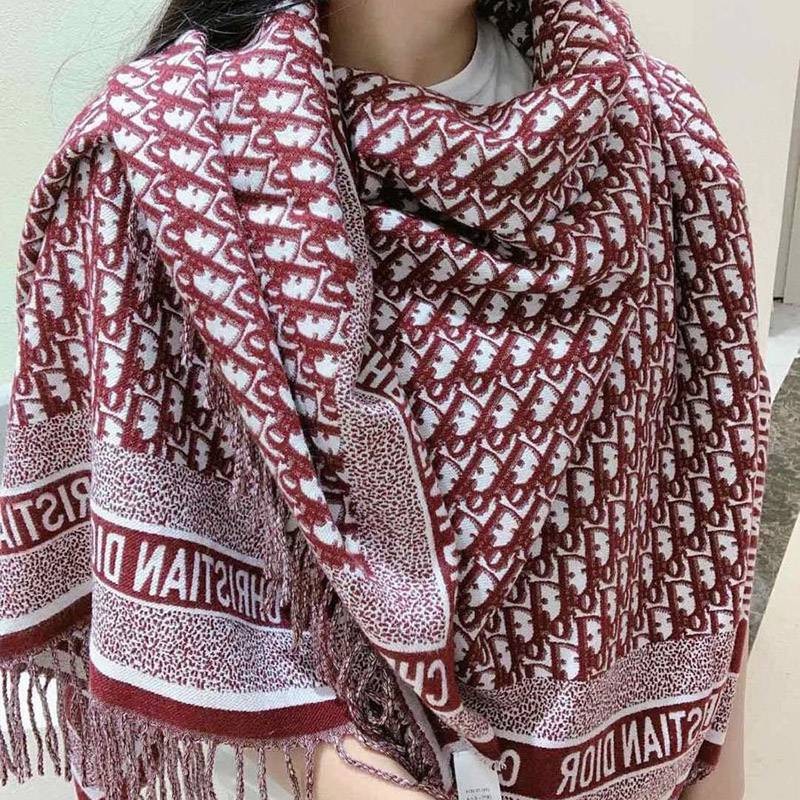 21AW New Dior Scarf Copy ★Featured in Very★ Virgin Wool [Tracking Included] ded87888