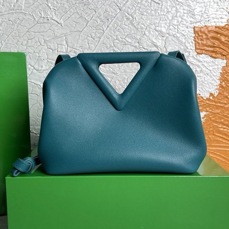 [Limited Color] Bottega Veneta Copy Point Top Handle Small Bag ★ Mallard bou01713