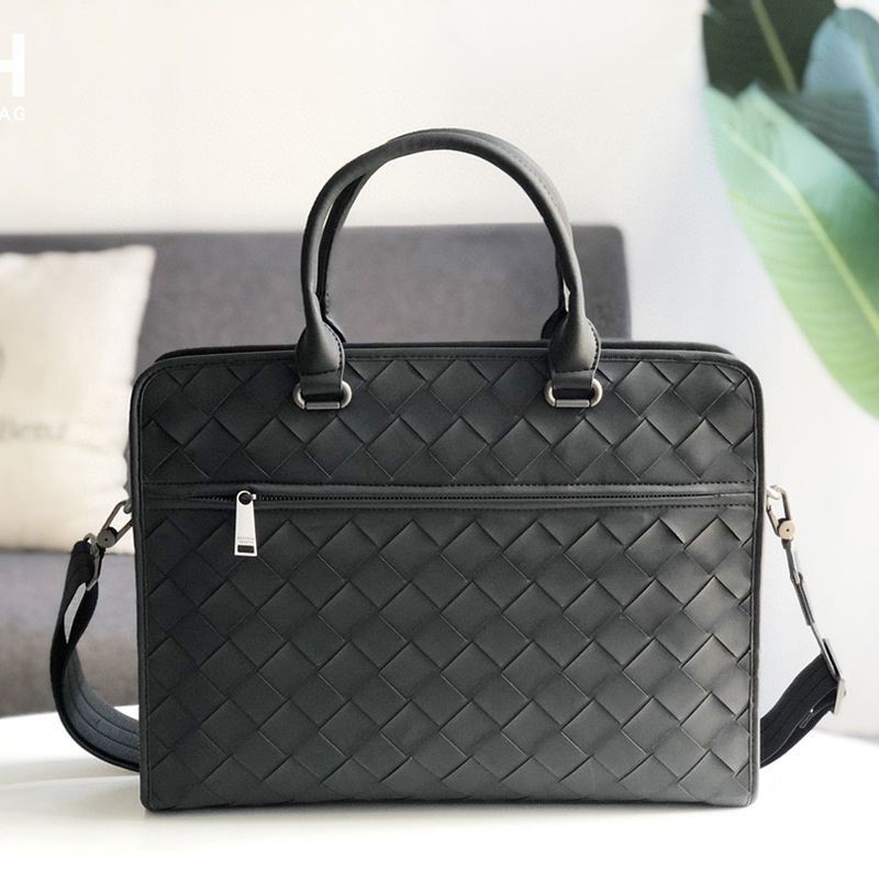 [Not available in Japan] Bottega Veneta Replica Intrecciato Leather Briefcase 2WAY bou90773