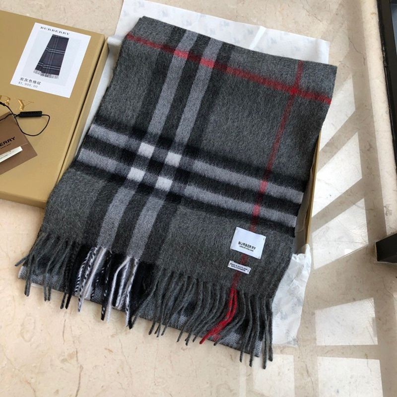 Very popular!! New color Burberry Classic Cashmere Check Scarf Replica Baa48224