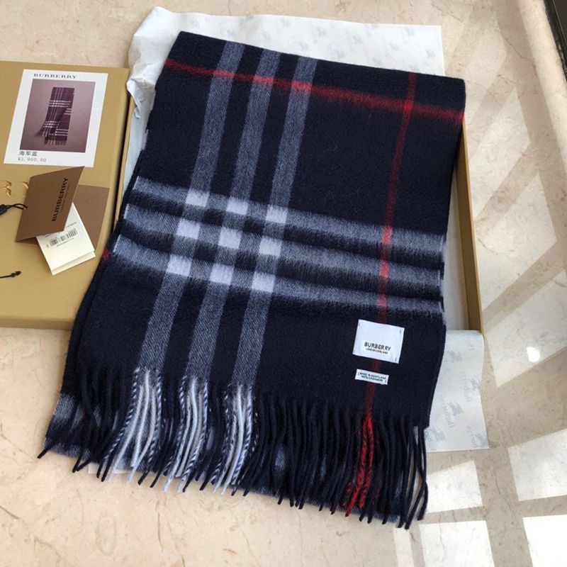 ★Popular in Japan! Burberry Classic Cashmere Check Scarf Replica Baz55103