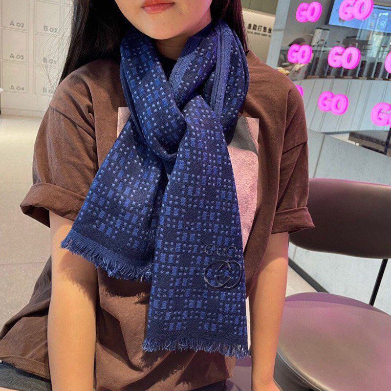 21-22AW Gucci Graphic Cashmere Scarf Replica gug75551 21-22AW Gucci Graphic Cashmere Scarf Replica gug75551