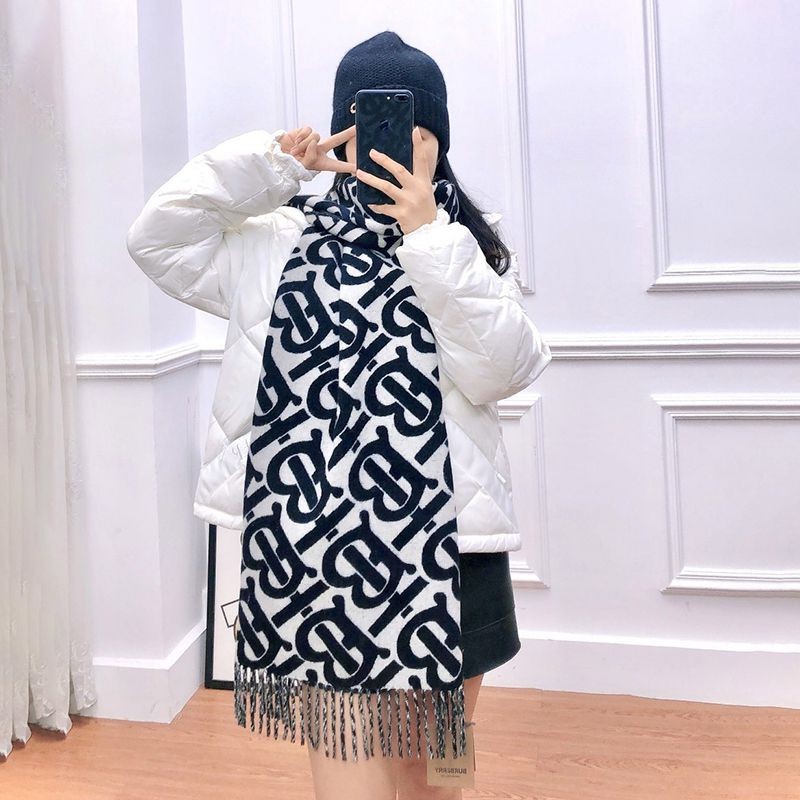 ☆Super popular☆ Burberry Monogram Cashmere Scarf Replica Bac58836