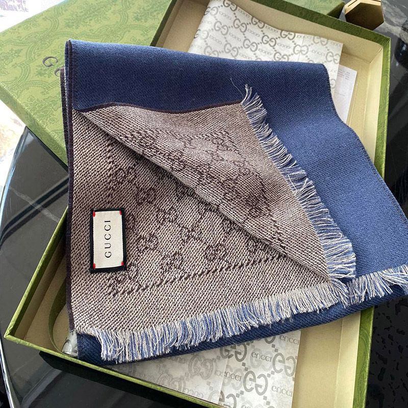 Very popular! Gucci GG Jacquard Wool Scarf Replica gun97793 Very popular! Gucci GG Jacquard Wool Scarf Replica gun97793