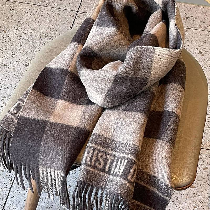 New spring item Dior scarf copy ★Featured in Very★ Virgin wool stole dey14365