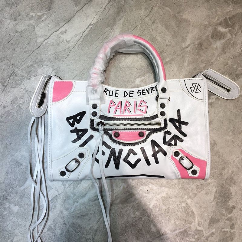 Very popular: Balenciaga City S replica handbag Graffiti Classic bay98194