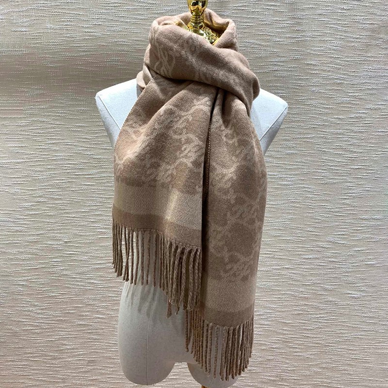 New spring Fendi scarf, fake scarf, wool, intarsia, tassel fet56174