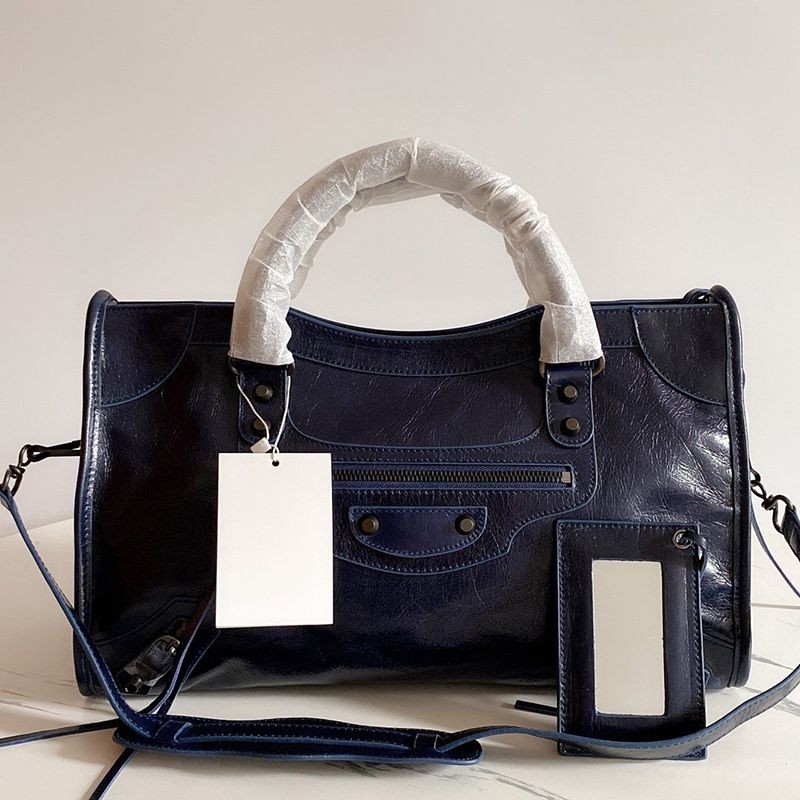 Not available in Japan Balenciaga Classic City Bag Replica Navy Blue baj11263