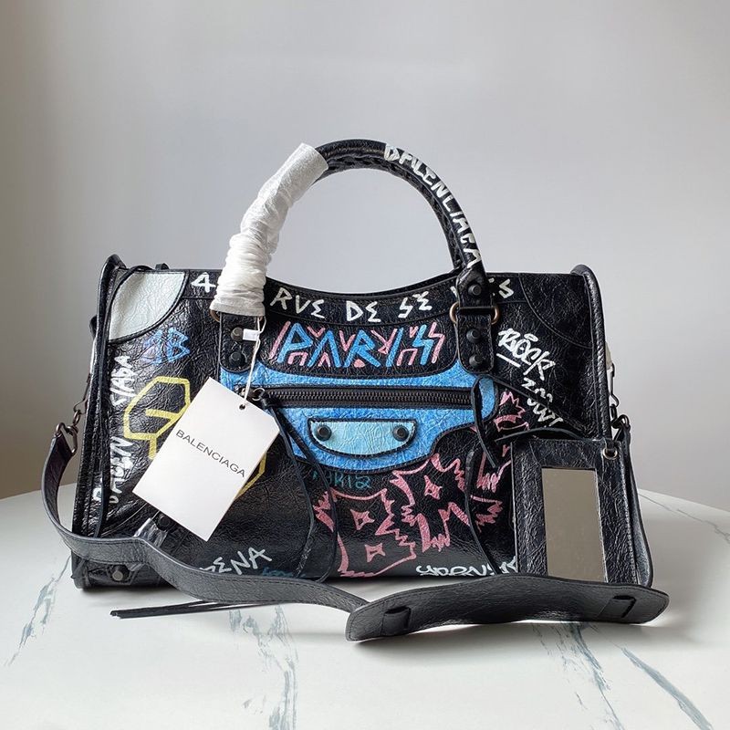 [Not available in Japan] Balenciaga City M Handbag Replica Graffiti Classic baa93992