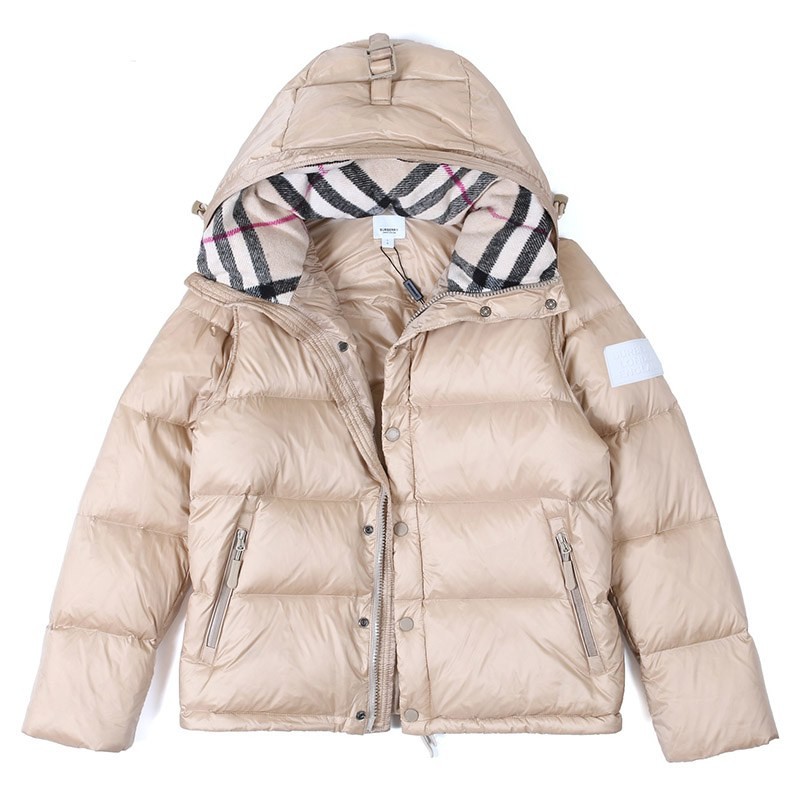 Lowest price challenge Burberry Detachable Hood Down Jacket Replica Bag75488