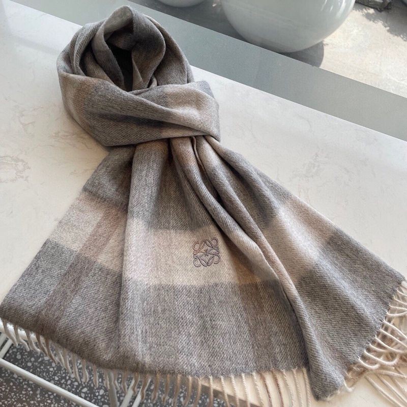 Hard to find Loewe striped scarf copy (cashmere) lob97671