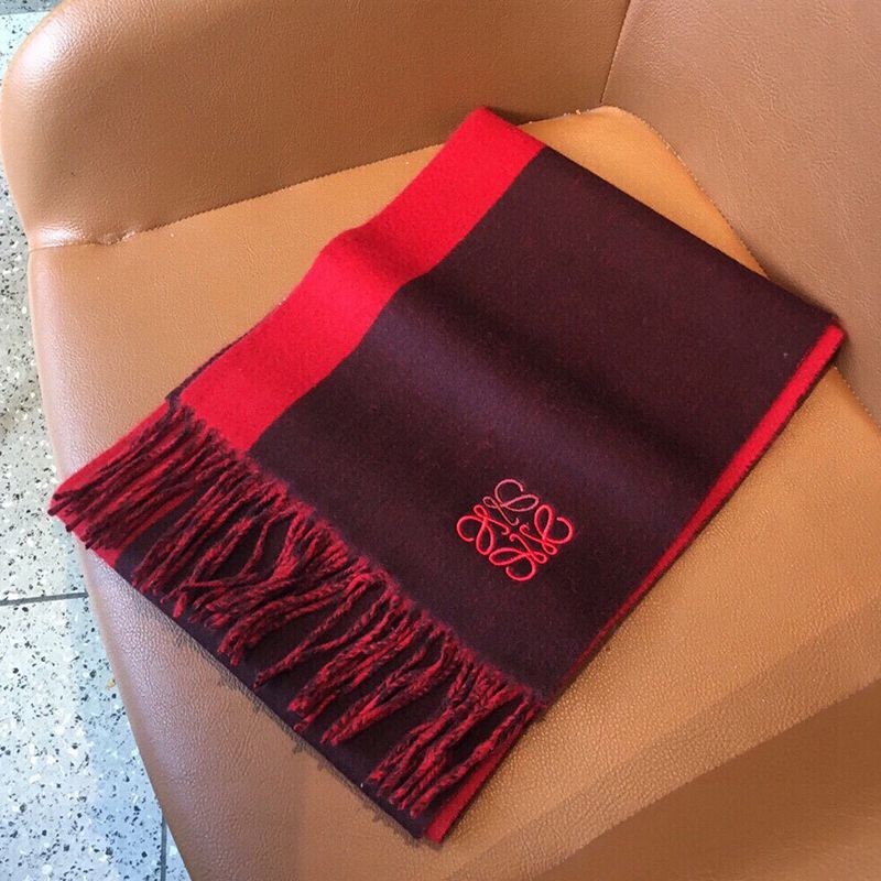 Classic Loewe Bicolor Scarf Replica (Wool & Cashmere) lol46278