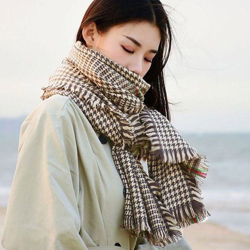 Rare color Gucci houndstooth cashmere scarf replica guv66998 Rare color Gucci houndstooth cashmere scarf replica guv66998