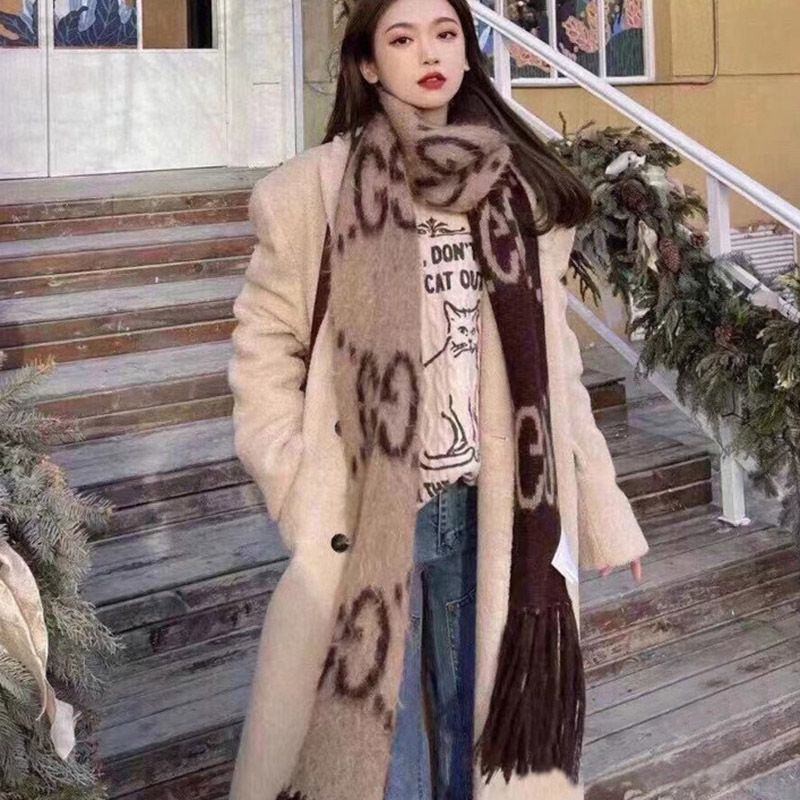 Sold out Gucci Graphic Fake Mohair Scarf gux43275 Sold out Gucci Graphic Fake Mohair Scarf gux43275