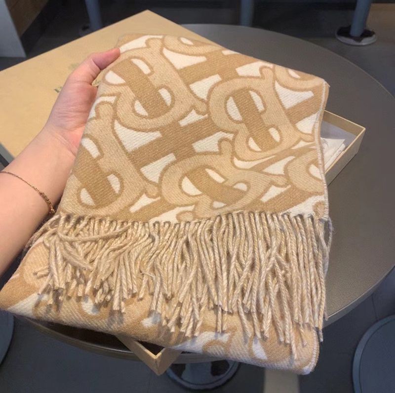 Very popular! Burberry Monogram Cashmere Scarf Replica BAM51435