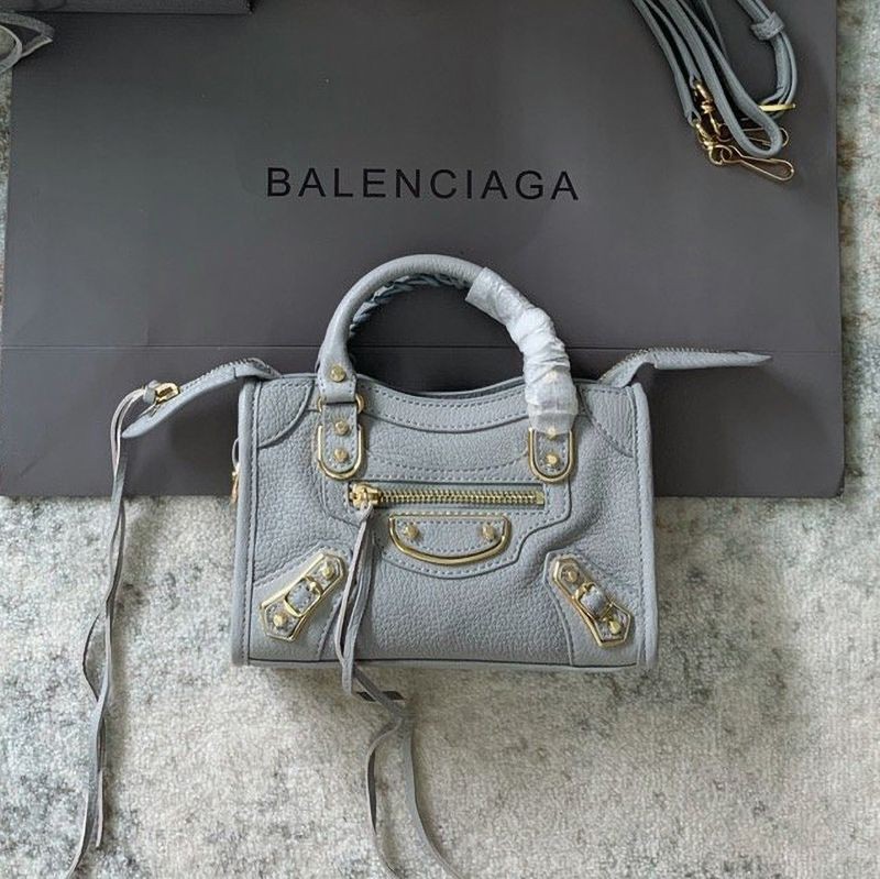 Very popular! Balenciaga Neoclassic City Replica Mini Bag Grey bay73629