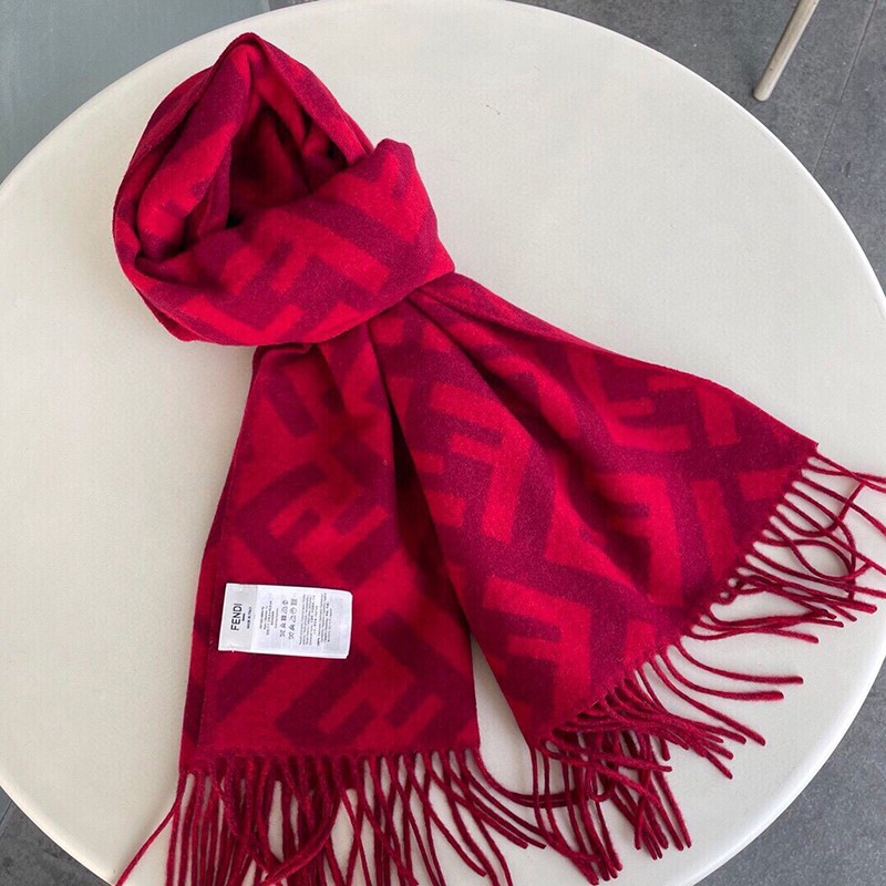 No. 1 in cumulative total sales! Fendi scarf imitation wool intarsia tassel fek56554