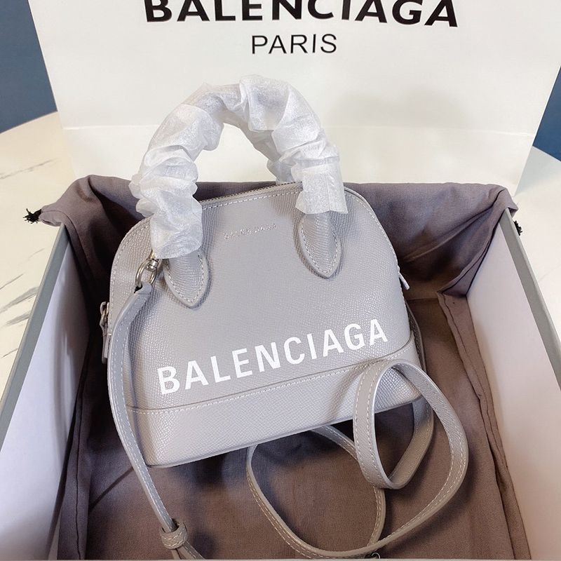 Free shipping Balenciaga Ville replica top handle XS handbag purple & grey bat14171