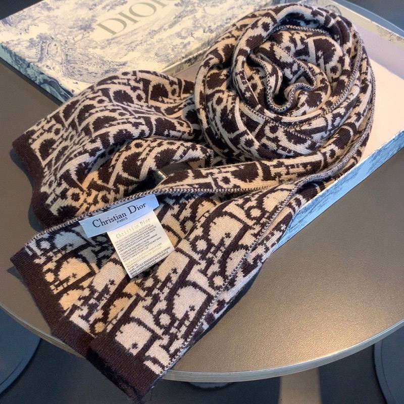 Dior Scarf Replica Blanket Oblique Pixel Cashmere & Wool dee93643